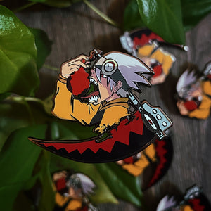 Soul Eating Scythe Dude Enamel Pin