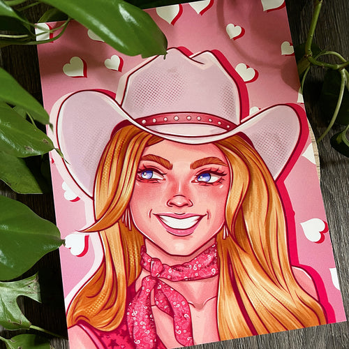 Cowgirl Girlboss Print