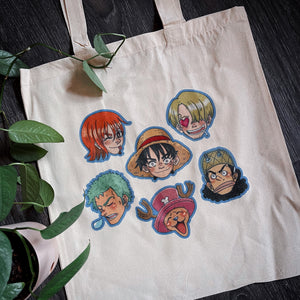 Straw Hats Canvas Tote Bag