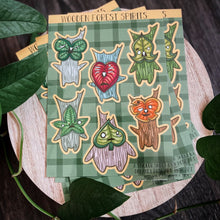Wooden Forest Spirits Sticker Sheet
